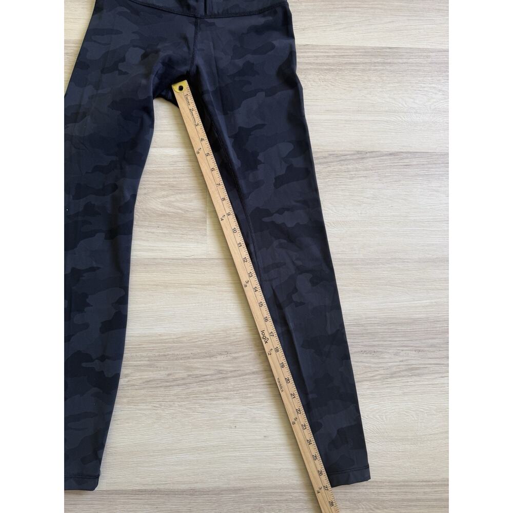 Lululemon Wunder Under High Rise Tight 28” Camo Deep Coal Multi Women’s Size 4 - Picture 6 of 7